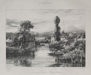 Widok w pobliżu Alençon, 1839. autorstwa Jules Dupré