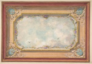 Projekt sufitu z trompe loeil sky