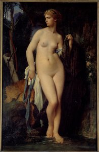 Diane Malarstwo Jules Elie Delaunay (1828-1891) 1872 Nd. 1,47x0,94 m Paryż, musee d