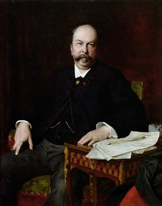 Portret Henri Meilhaca (1831-97) autorstwa Jules Elie Delaunay