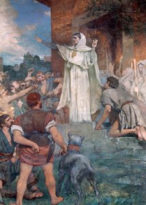 Ste Genevieve uspokaja paryżan