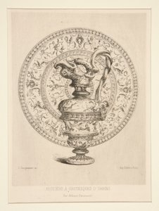 Ewer z Groteskami d autorstwa Jules Ferdinand Jacquemart