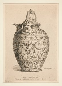 Włoska Brocca XVI S. autorstwa Jules Ferdinand Jacquemart