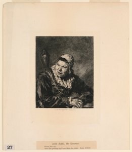 Hille Bobbe, czarodziejka , z „Akwaforty obrazów w Metropolitan Museum w Nowym Jorku” autorstwa Jules Ferdinand Jacquemart