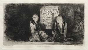 Kość słoniowa i seledyn, 1872. autorstwa Jules Ferdinand Jacquemart