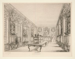 Le Cabinet des Medalilles autorstwa Jules Ferdinand Jacquemart