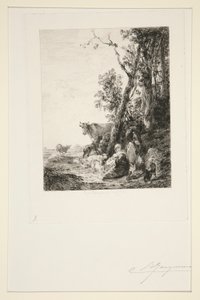 Reszta autorstwa Jules Ferdinand Jacquemart