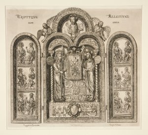 Tryptyk niemiecki / Xllme autorstwa Jules Ferdinand Jacquemart