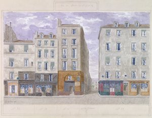 No.28 do No.34 Rue du Four, Paryż, Francja, 1893 (wc na papierze)