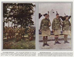 Szkocka piechota, szkocka piechota autorstwa Jules Gervais Courtellemont