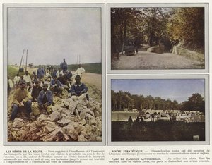 Bohaterowie Drogi, Trasa Strategiczna, Park Samochodów Ciężarowych autorstwa Jules Gervais Courtellemont