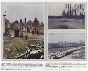 Soisy-aux-Bois, niemieckie transze w pobliżu Chapton, wielkie niemieckie transze z Soisy