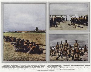 Senegalscy tyralierowie, w Camp de Frejus, Les Faisceaux