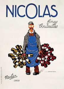 Nicolas, Nektar, ok. 1930 (kolor lito) autorstwa Jules Isnard Dransy