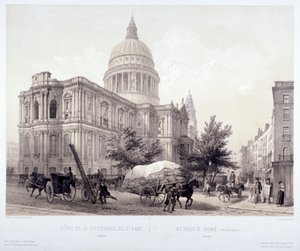 Katedra św. Pawła, Londyn, ok. 1855 r.