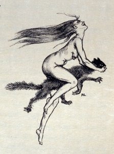 Ilustracja z książki "A Rebours" autorstwa Jorisa-Karla Huysmansa