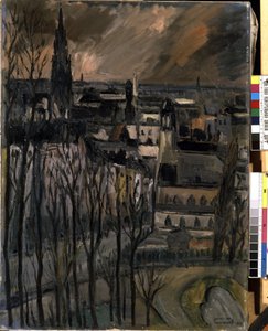 Ulica Montagne de la Cour (w Brukseli) autorstwa Jules Marie Canneel