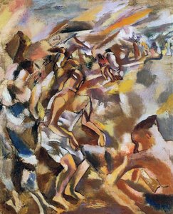 Postacie kubańskie, 1917 autorstwa Jules Pascin