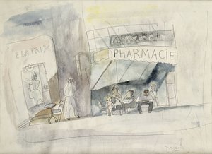 Apteka, autorstwa Jules Pascin