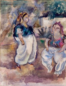 Tunezyjskie kobiety autorstwa Jules Pascin