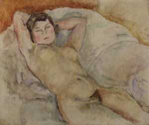 Leżący akt, ok. 1909