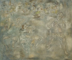 Więźniowie; Les Captives, ok. 1923-25 autorstwa Jules Pascin