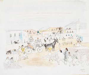 Tunis (wc na papierze) autorstwa Jules Pascin
