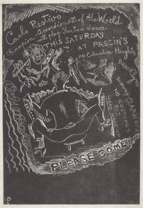 Bez tytułu (zaproszenie na imprezę u Julesa Pascina) autorstwa Jules Pascin