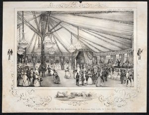Impreza wydana w Tivoli na rzecz mieszkańców starej listy cywilnej 3 czerwca 1840 r. 1840. autorstwa Jules Platier