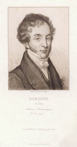 Casimir Bonjour, francuski dramaturg (grafika) autorstwa Jules Porreau