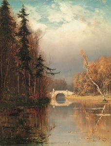 Park jesienią, 1893 autorstwa Juli Julievich Klever