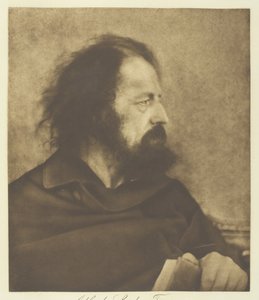 Alfred, Lord Tennyson, Brudny Mnich, 1865, druk. 1893. autorstwa Julia Margaret Cameron