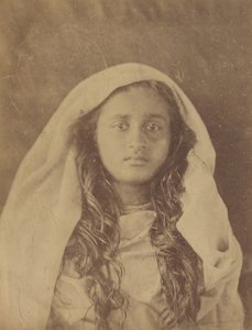 Cejlońska kobieta, 1875-79. autorstwa Julia Margaret Cameron