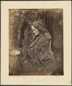Lady Elcho jako Cumeańska Sybilla autorstwa Julia Margaret Cameron