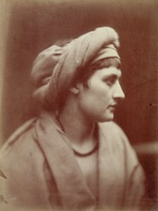 Portret kobiety w turbanie autorstwa Julia Margaret Cameron