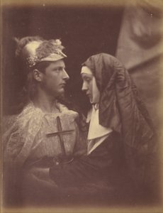 Sir Galahad i blada zakonnica autorstwa Julia Margaret Cameron