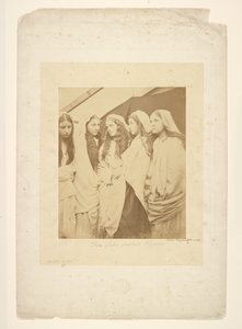 Pięć głupich dziewic autorstwa Julia Margaret Cameron