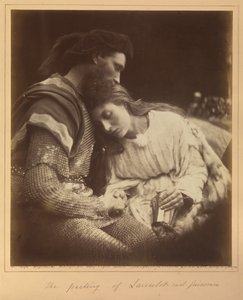 Rozstanie Lancelota i Ginewry autorstwa Julia Margaret Cameron
