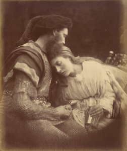 Rozstanie sir Lancelota i królowej Ginewry autorstwa Julia Margaret Cameron