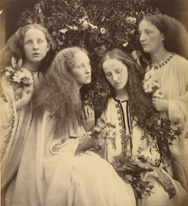 Różany ogród dziewcząt autorstwa Julia Margaret Cameron