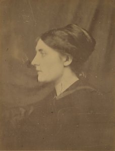 [Niezidentyfikowana kobieta w profilu], 1866-68. autorstwa Julia Margaret Cameron
