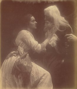 Vivien i Merlin autorstwa Julia Margaret Cameron