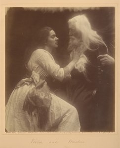 Vivien i Merlin autorstwa Julia Margaret Cameron