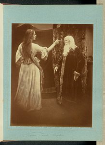 Vivien i Merlin autorstwa Julia Margaret Cameron