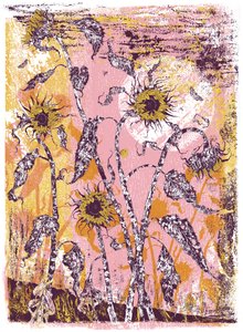 son sine sole iris, 2016 (sitodruk) autorstwa julia McKenzie