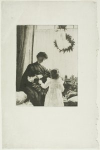 Świąteczna zieleń autorstwa Julian Alden Weir