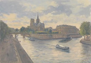 Wyspa La Cite, 2010 autorstwa Julian Barrow