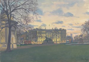 Wiosenny wieczór, Hyde Park Corner, 2010 autorstwa Julian Barrow