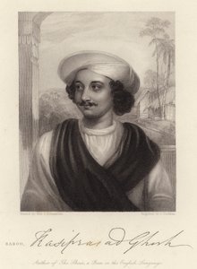 Baboo Kasiprasad Ghosh (Grawerowanie) autorstwa Julian E. (after) Drummond