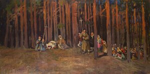 Grupa pielgrzymów
